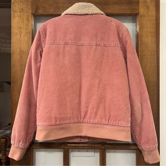 Roxy Desert Sands Sherpa-Lined Corduroy Jacket Size S - Picture 3 of 9